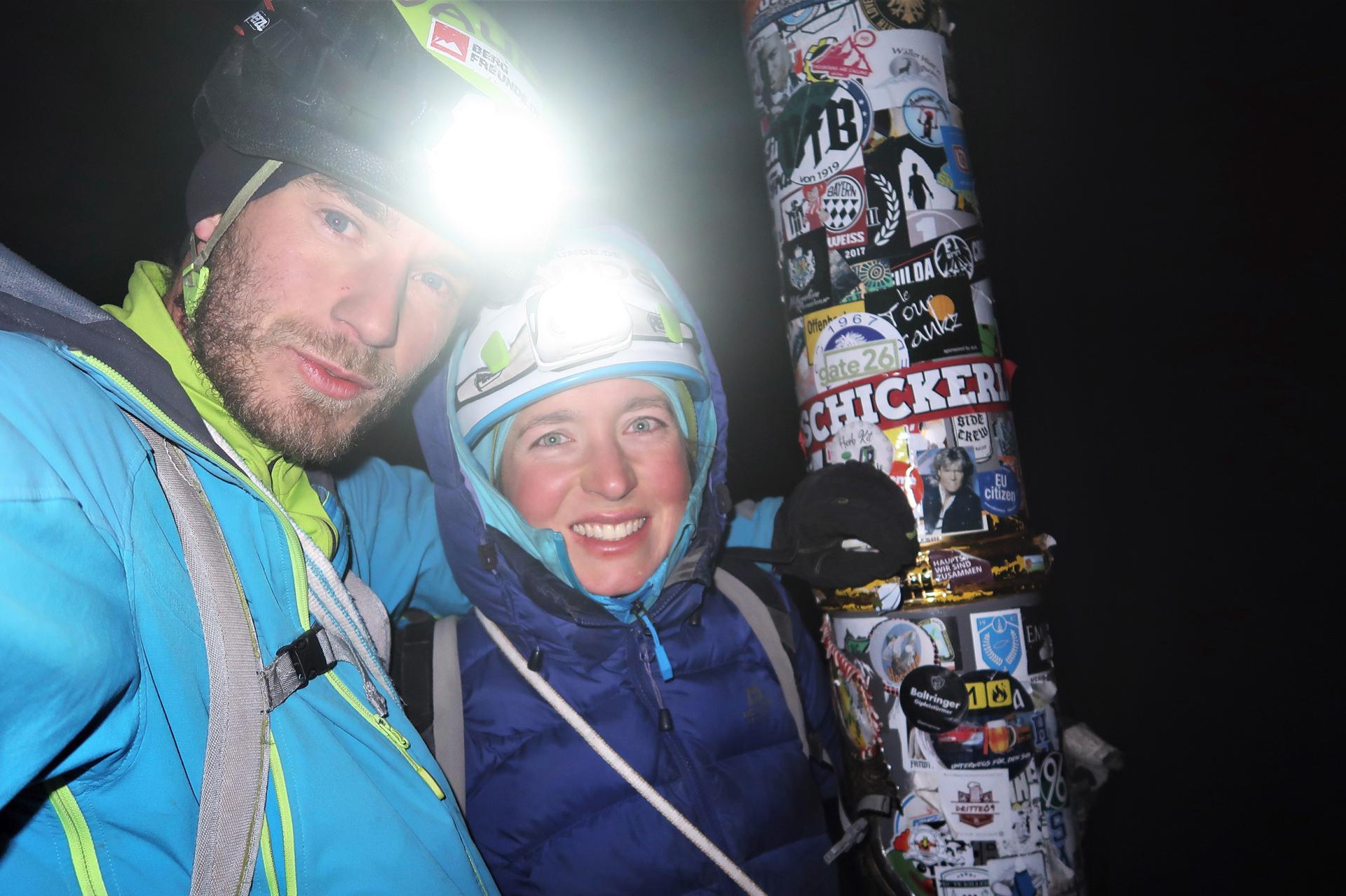 Erstbegehung in der Zugspitze Nordwand