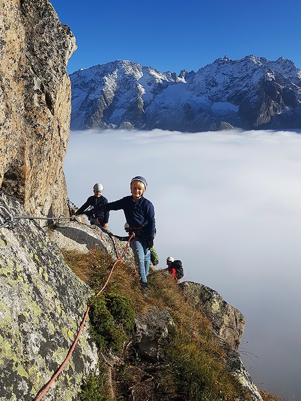 Consigli per l'alpinismo con i bambini