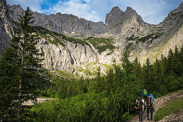 Zugspitze through the Höllental valley