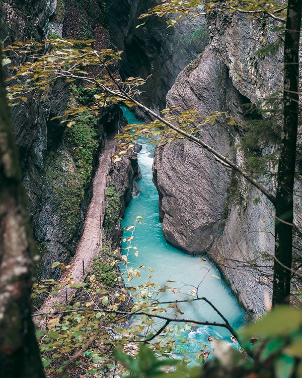 Sentier circulaire Eckbauer et gorge de Partnach