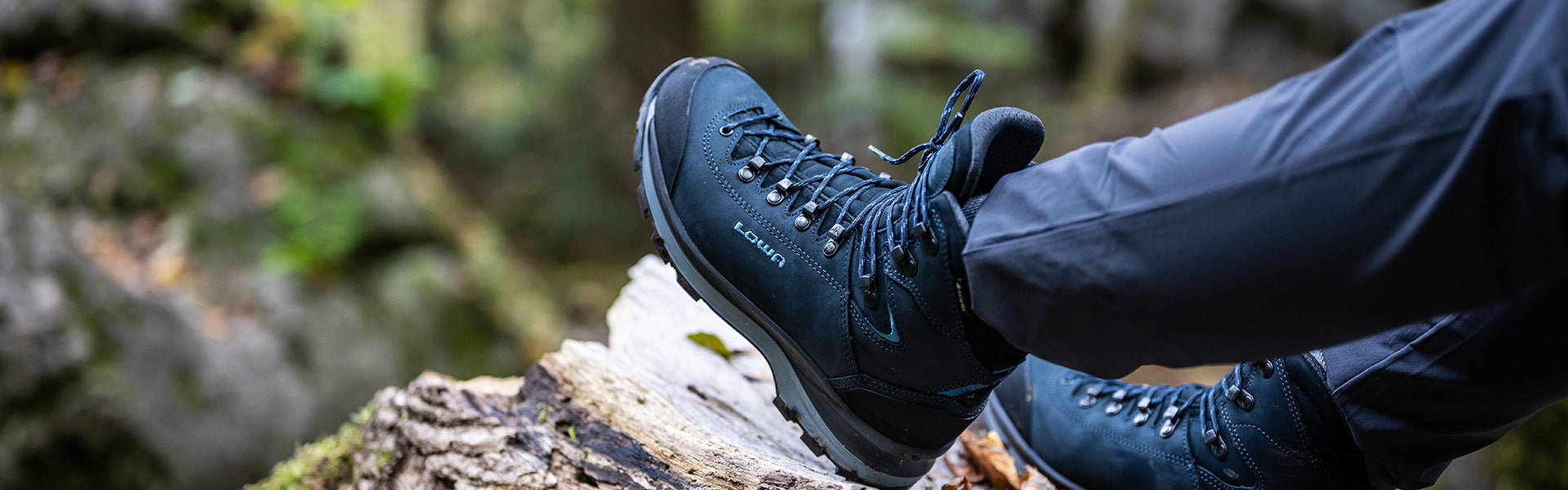 LOWA hiking boots for men