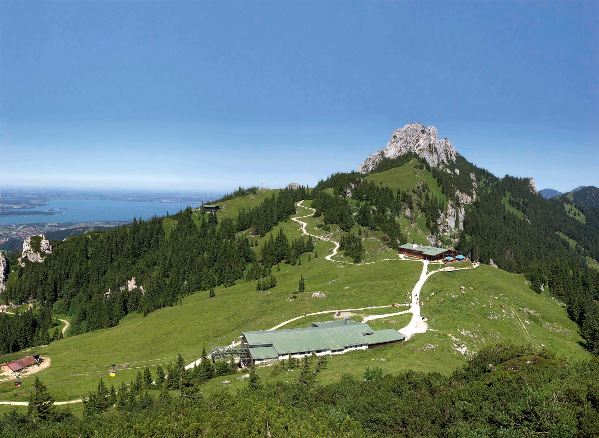 Kampenwand, circular route mountain station